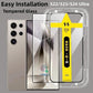 1pc/2pcs/3pcs Easy Installation Tempered Glass For Samsung S25 S24 S23 S22 S21 Note20 Ultra Plus A55 A54 A53 A52 A15 A14 A13 A12 A32 A33 A34 A35 A23 A24 A25 Screen Protector