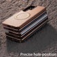 For Samsung S25Ultra S24 S23 S22 Plus FE Phone Case, Plating Antislip Matte Luxury Leather Emboss Strong Magnetic Slim Protection Shockproof Hard Full Cover