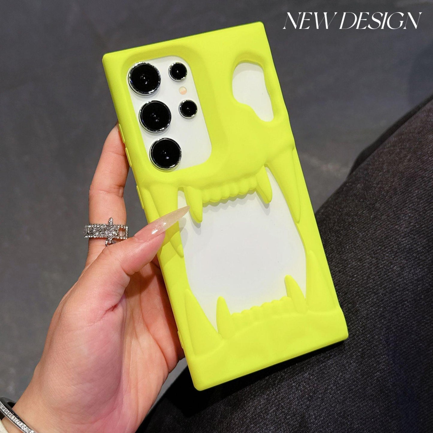 For Samsung S25Ultra S25+ S25 S24Ultra S24+ S24, Fancy Shape Cool Skull Matte Plating Hollow Heat Dissipation Case Cooling Soft Back Cover