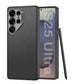 Business Lens Protector Plain Leather Phone Case for Samsung S25 S24 S23 Ultra Anti-Drop Full Cover Phone Case