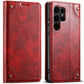 For Samsung S25 S24 S23 S22 Note20 Ultra Plus Phone Case, Smooth Surface Flip Wallet Case For Women Men Durable Faux Card Slot Leather Kickstand Magnetic Clasp Shockproof Phone Case