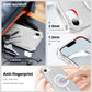 Colorful Matte Clear Strong Magnetic Four Corner Slim PC Phone Case For iPhone 16ProMax 16 15 14 13 12 Transparent Skin Feel Bumper Shockproof Hard Full Cover