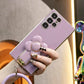 Rotating Windmill Holder Bracelet Strap Phone Case For Samsung S25 S24 S23 S22 S21 Note20