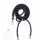 6MM Colorful Adjustable Crossbody Phone Lanyard Strap Mobile Phone Hanging Rope Detachable Rotatable Clasp Phone Neck Straps Anti-lost Lanyards for Telephone Jewelry
