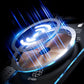 Double Ring Carbon Fiber Pattern Slim PC Strong Magnetic Phone Case with 360 Rotating Metal Kickstand For Samsung S25Ultra S25+ S25 S24 S23 Skin Feel Bumper Shockproof Hard Full Cover