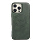 For iPhone 16ProMax 16 15 14 13 12 Leather Phone Case with Strong Magnetic, Anti-Fall for Magsafe Shockproof Business Hard Full Cover