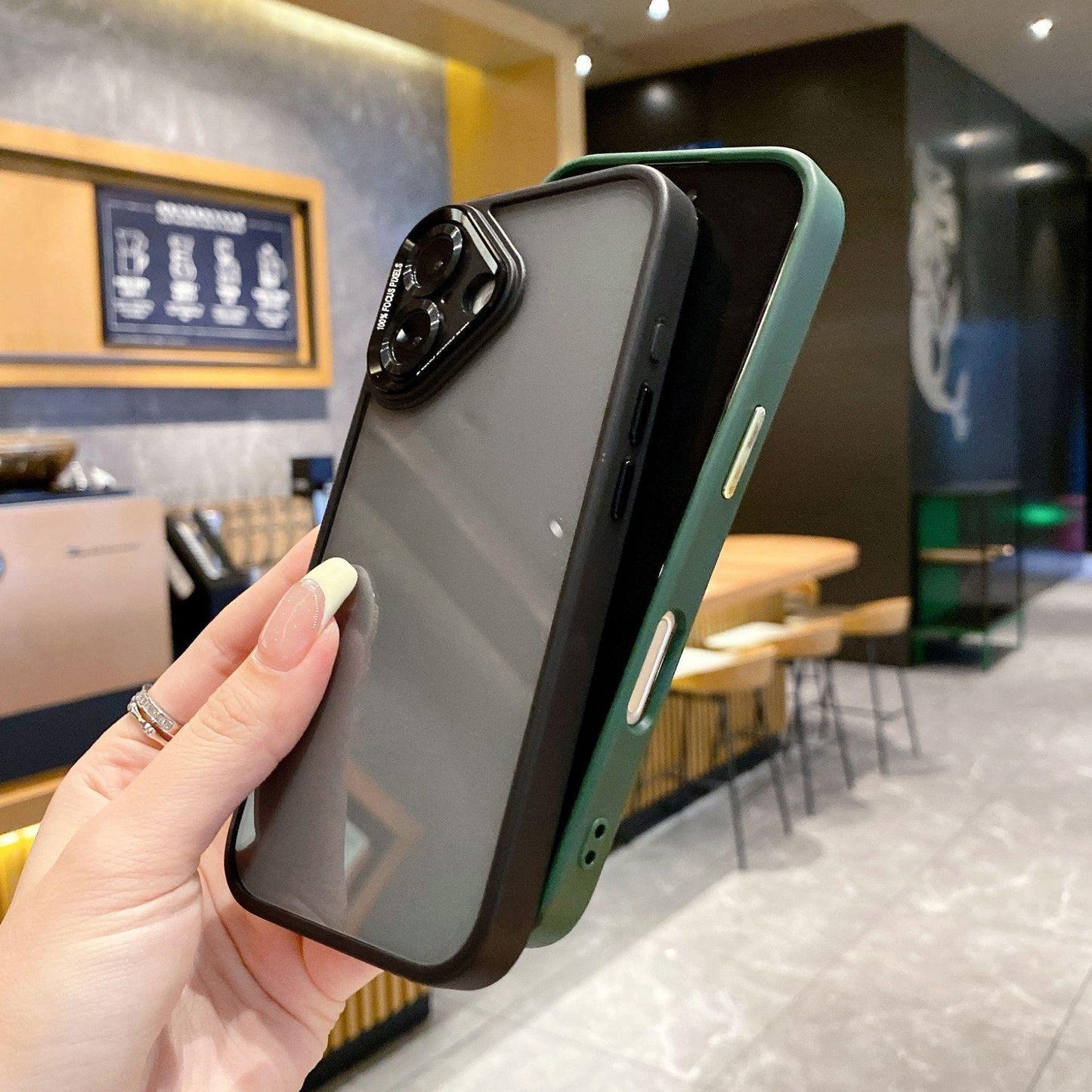 Crystal High Definition Clear Phone Case For iPhone 16ProMax 16 15 14 13 12 11 Pro Max Plus Transparent HD Metal Len Protection Hardware Hard Full Cover