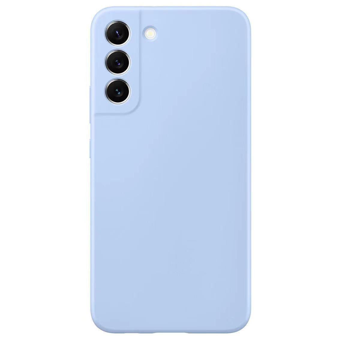 Slim Liquid Silicone Rubber Shockproof Phone Case for Samsung Galaxy S25 S25Plus S25Ultra S24 S24FE S24Plus S24Ultra , Soft Anti-Scratch Microfiber Lining Protection Case