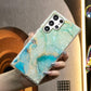 For Samsung S25 S24 S23 S22 A55 A35 A25 A15 Phone Case, Shell Marbling Pattern, Glitter Luxury Elegant Case Camera Protection Shockproof Hard Cover