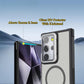 For Samsung S25Ultra S25 S24 S23 S21FE S20FE Strong Magnetic Phone Case, Glass Camera Kickstand Protection, Matte Case Acrylic Four Corner Shockproof Bumper Hand Feel Hard Full Cover