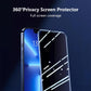 For iPhone 16 15 14 13 12 11 X XS XR XSMax Plus Pro Max, 360 Degree Privacy Guard Tempered Glass Screen Protectors Full Coverage Anti-Scratch Anti-Peeping Security