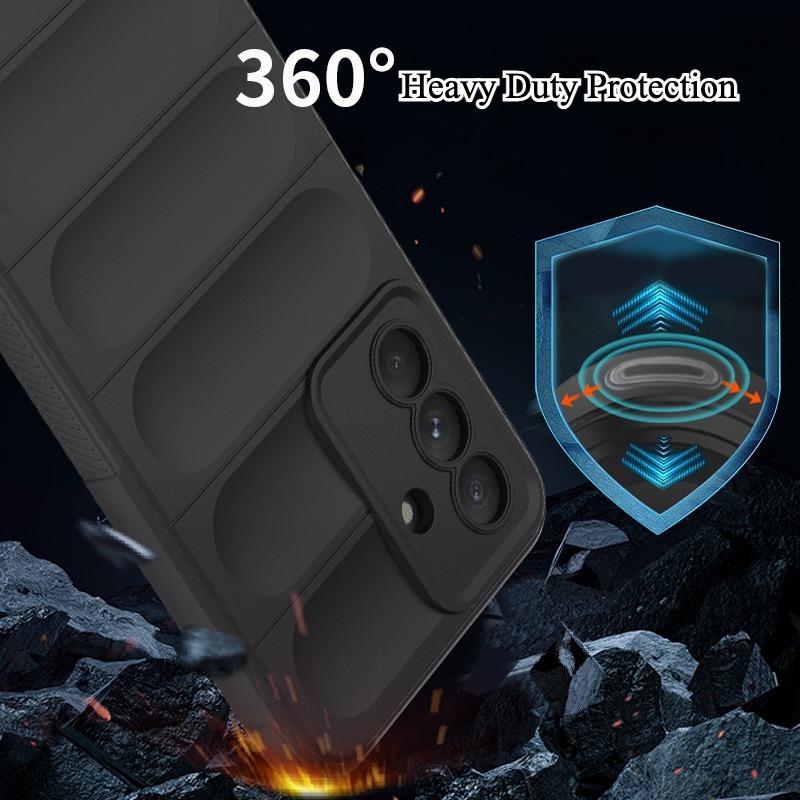 Matte Silicone Heavy Duty Protection Phone Case For Samsung A56 A55 A54 A53 A34 A35 A36 A24 A25 A26 A14 A15 A16 A06 Skin Feel Bumper Shockproof Soft Full Cover