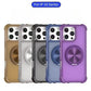 Four Corner Shockproof Slim PC Strong Magnetic Phone Case with 360 Rotating Metal Kickstand For iPhone 16ProMax 15 14 13 12 Skin Feel Bumper Shockproof Hard Full Cover