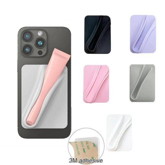 Adhesive Easy to Carry Lipstick Holder Case For iPhone 16 15 14 13 12 11 For Samsung S25 S24 S23 Ultra Phone Accessories