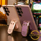 Panda Stand Plating Phone Case for Samsung S25Ultra S25Plus S25 S24Ultra S24Plus S24 S24FE